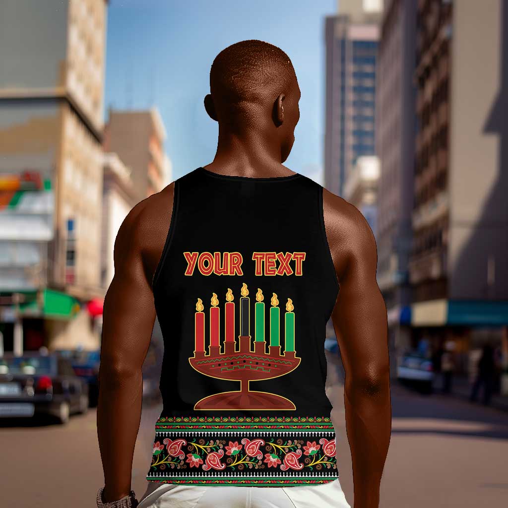 Personalized Afro-American Kwanzaa Men Tank Top Dashiki Mix Paisley Pattern LT14