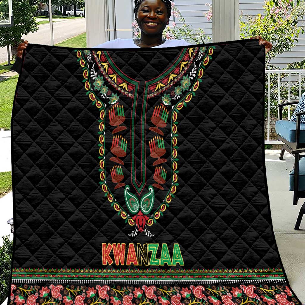 Afro-American Kwanzaa Quilt Dashiki Mix Paisley Pattern LT14