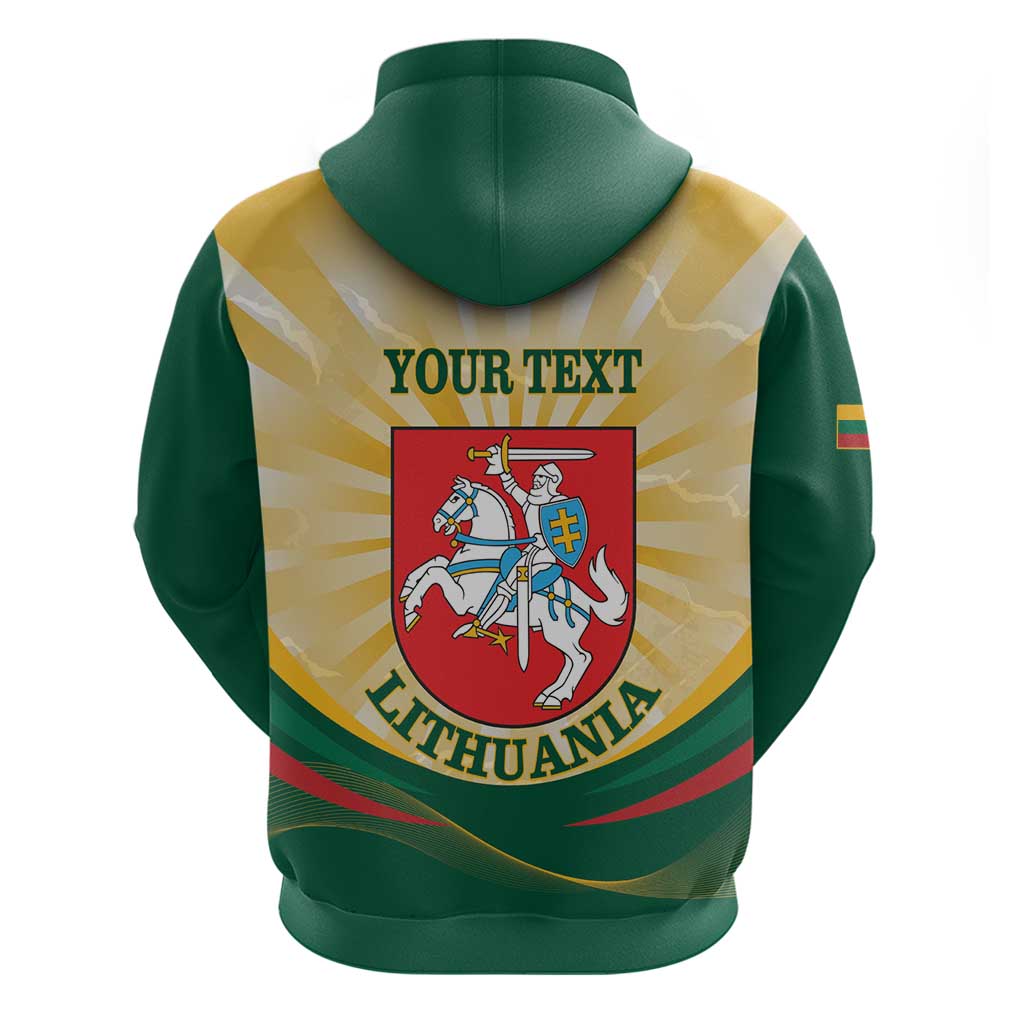 Personalised Lithuania Independence Day Hoodie Coat Of Arms Proud LT14