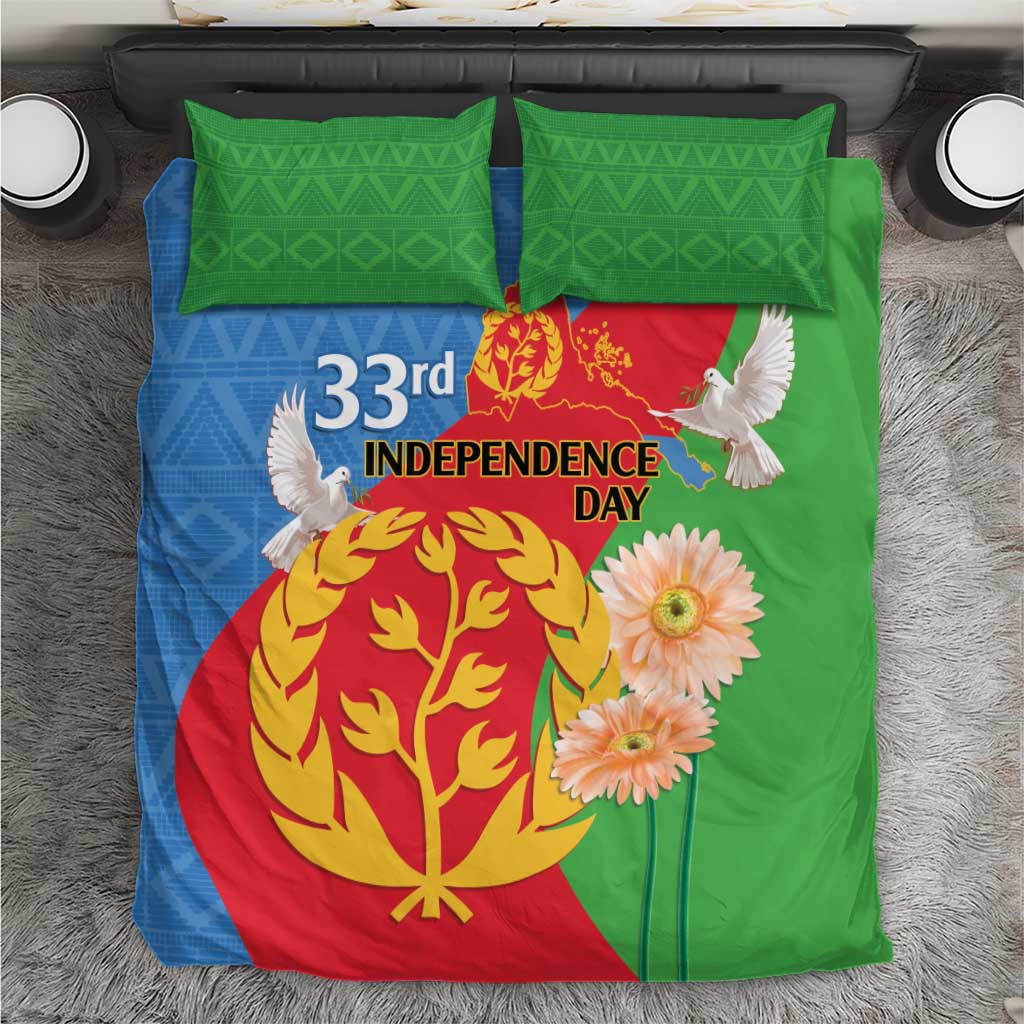 Eritrea Independence Day Bedding Set Eritrean Olive Branches 33rd Anniversary LT14