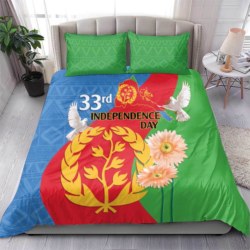 Eritrea Independence Day Bedding Set Eritrean Olive Branches 33rd Anniversary LT14