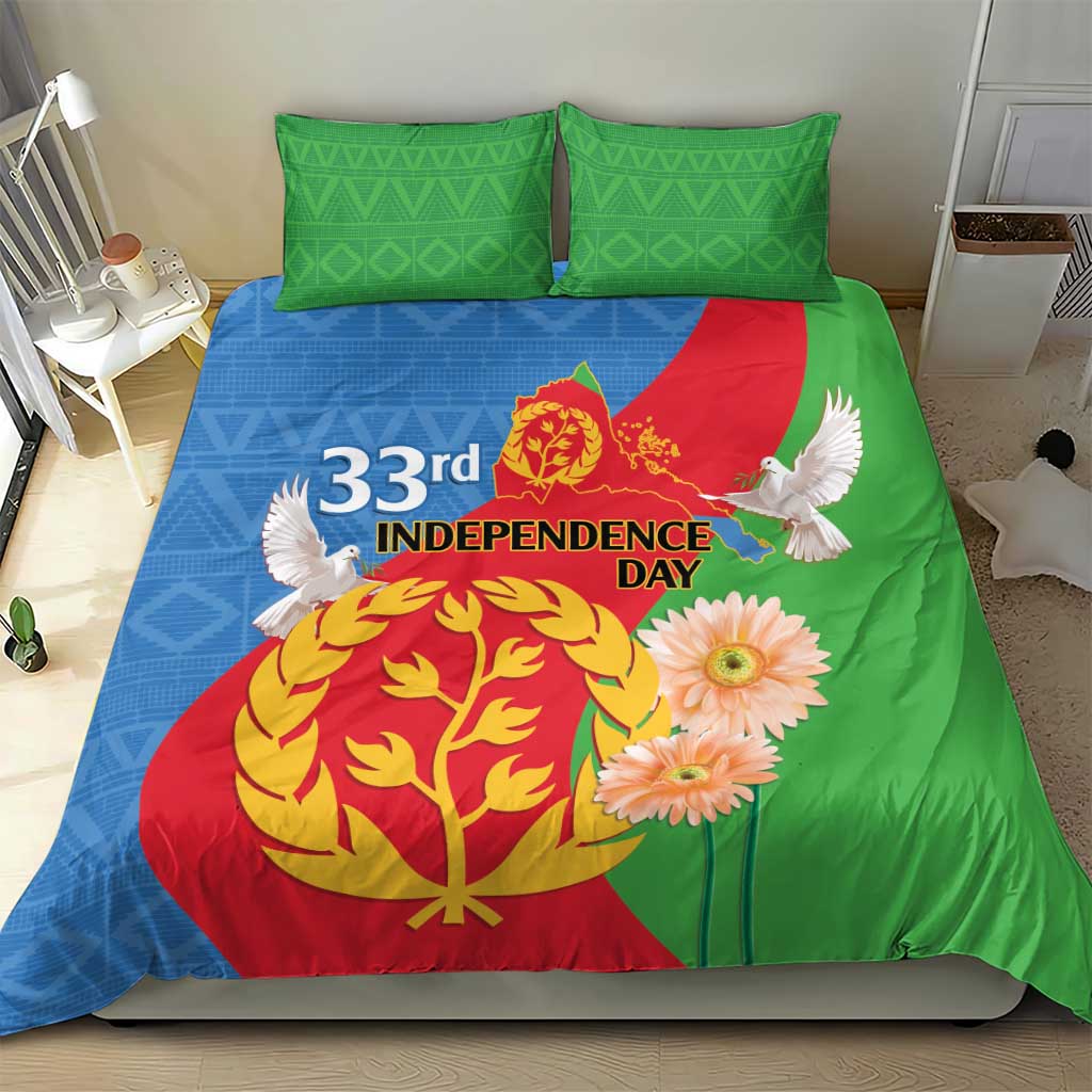 Eritrea Independence Day Bedding Set Eritrean Olive Branches 33rd Anniversary LT14
