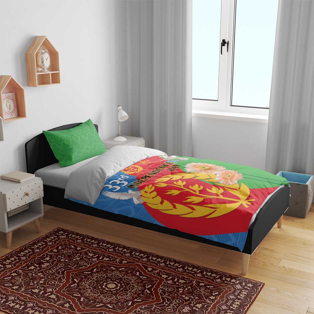 Eritrea Independence Day Bedding Set Eritrean Olive Branches 33rd Anniversary LT14