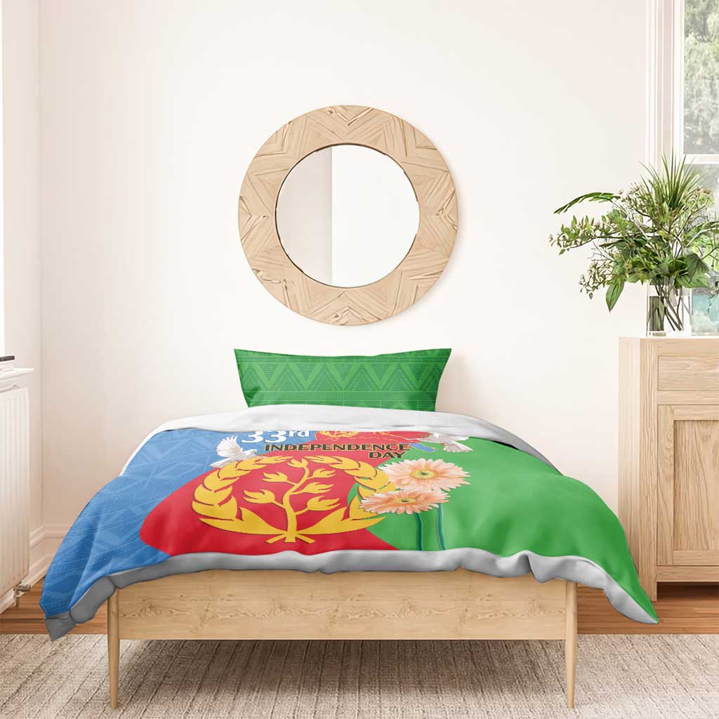 Eritrea Independence Day Bedding Set Eritrean Olive Branches 33rd Anniversary LT14