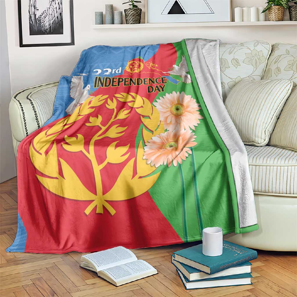 Eritrea Independence Day Blanket Eritrean Olive Branches 33rd Anniversary LT14