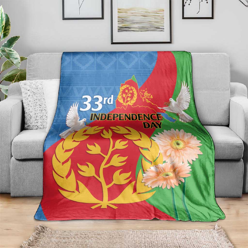 Eritrea Independence Day Blanket Eritrean Olive Branches 33rd Anniversary LT14