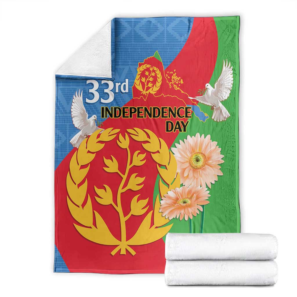 Eritrea Independence Day Blanket Eritrean Olive Branches 33rd Anniversary LT14