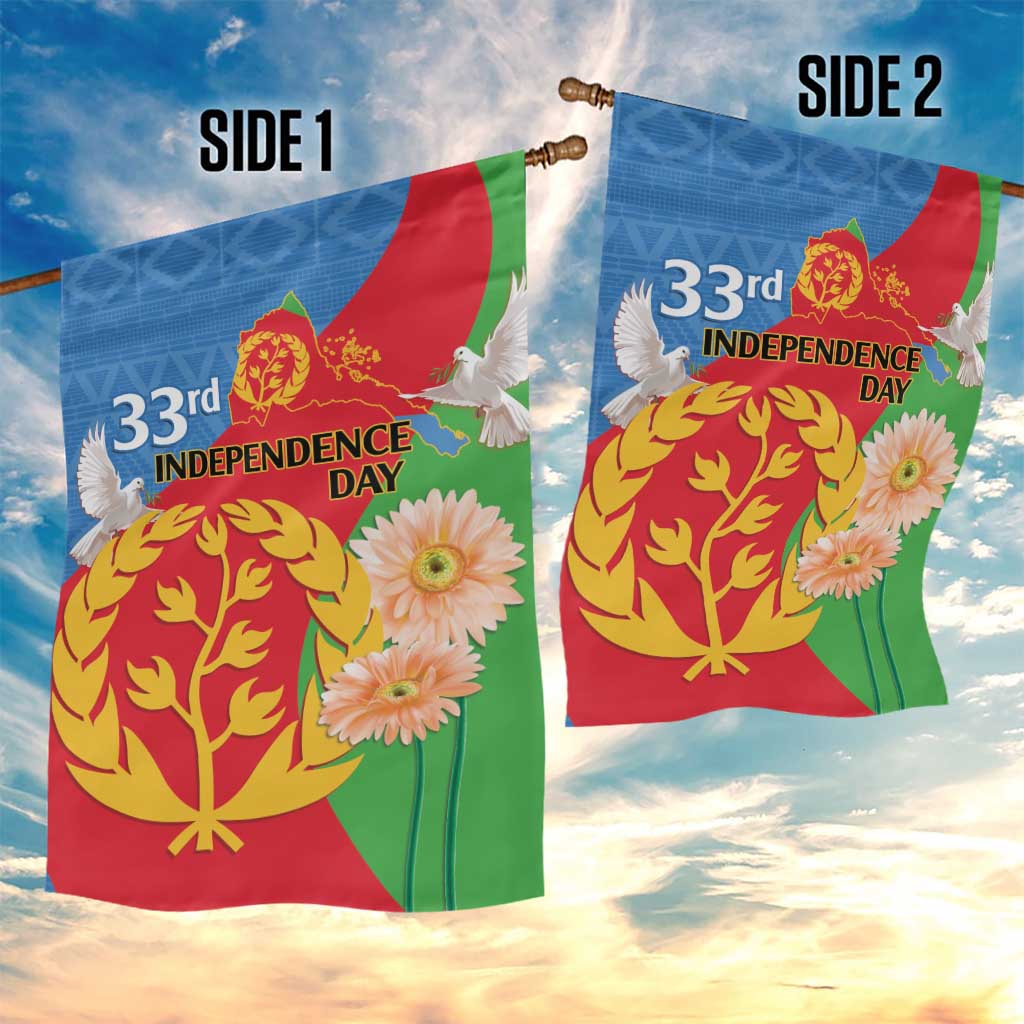 Eritrea Independence Day Garden Flag Eritrean Olive Branches 33rd Anniversary LT14