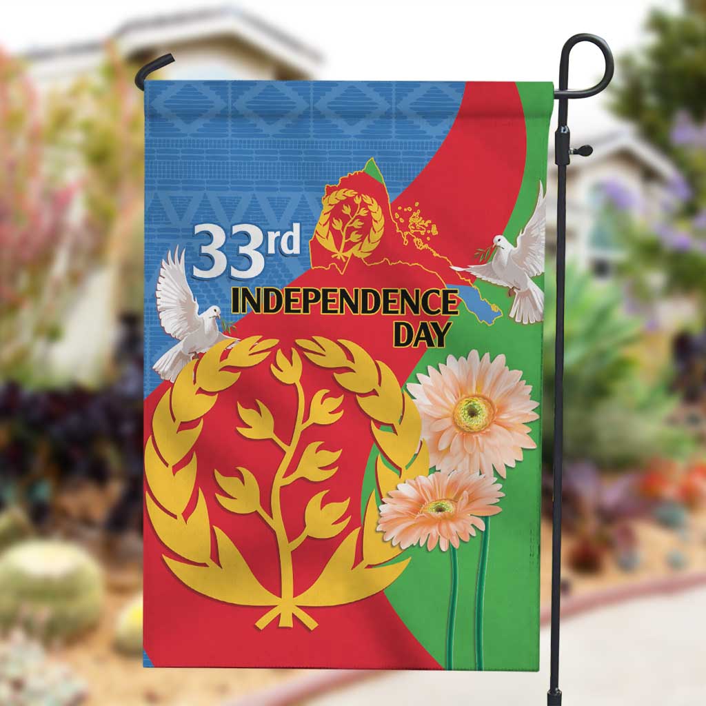 Eritrea Independence Day Garden Flag Eritrean Olive Branches 33rd Anniversary LT14