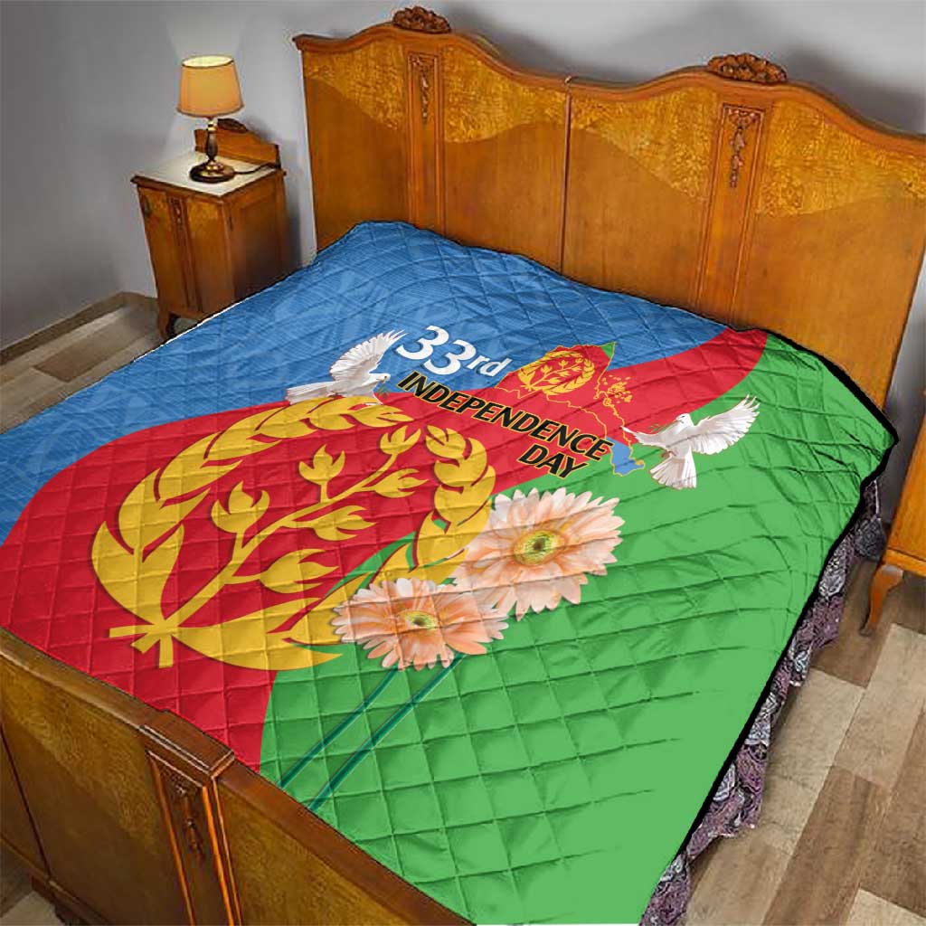 Eritrea Independence Day Quilt Eritrean Olive Branches 33rd Anniversary LT14