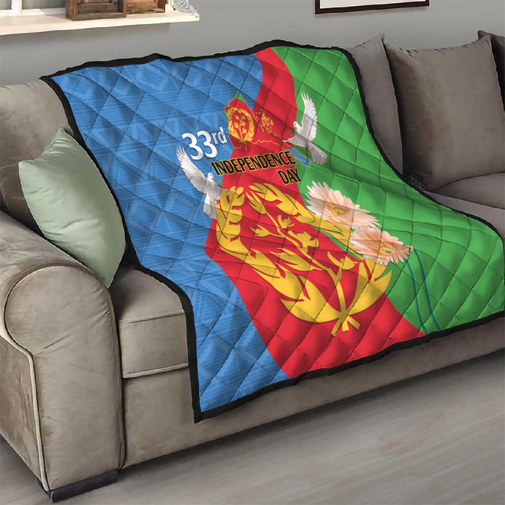 Eritrea Independence Day Quilt Eritrean Olive Branches 33rd Anniversary LT14