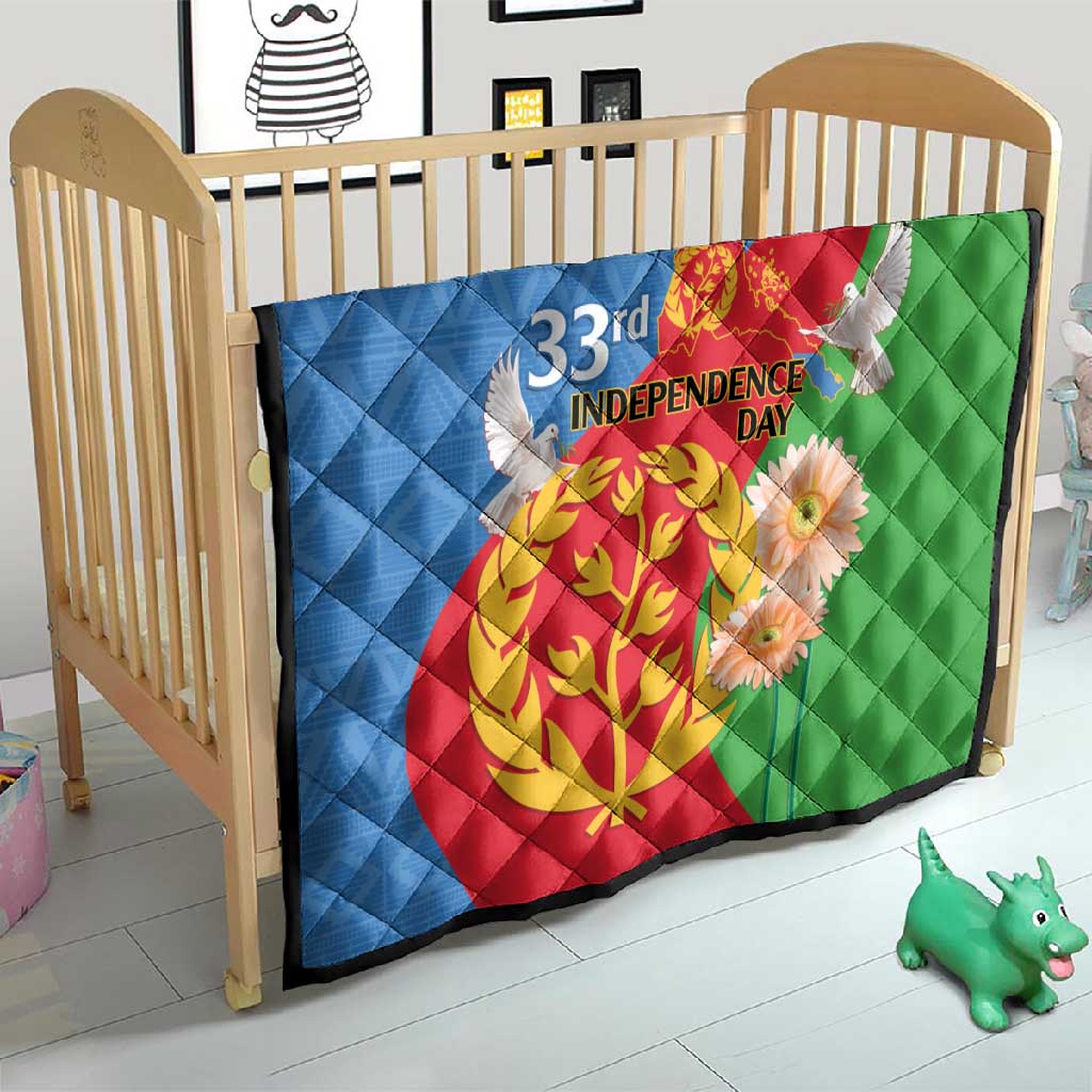 Eritrea Independence Day Quilt Eritrean Olive Branches 33rd Anniversary LT14