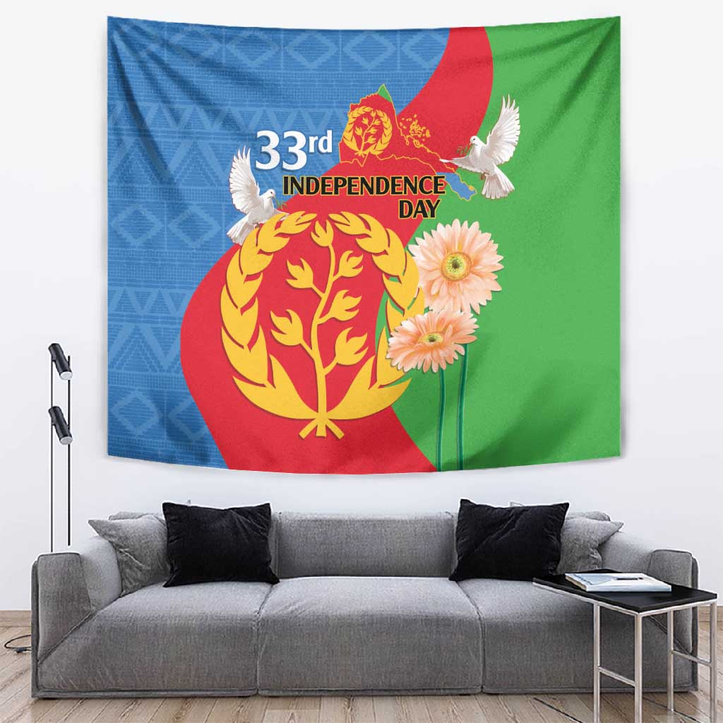 Eritrea Independence Day Tapestry Eritrean Olive Branches 33rd Anniversary LT14
