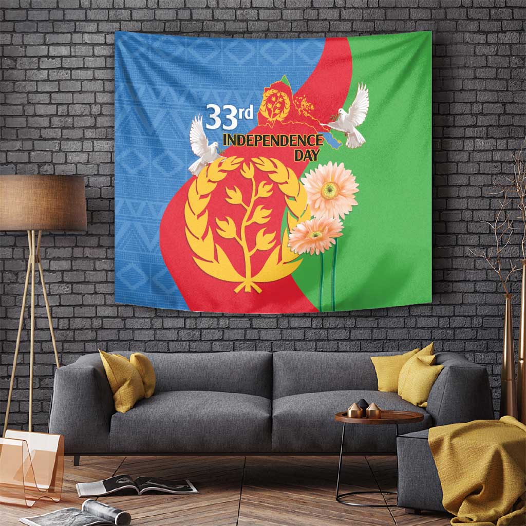 Eritrea Independence Day Tapestry Eritrean Olive Branches 33rd Anniversary LT14