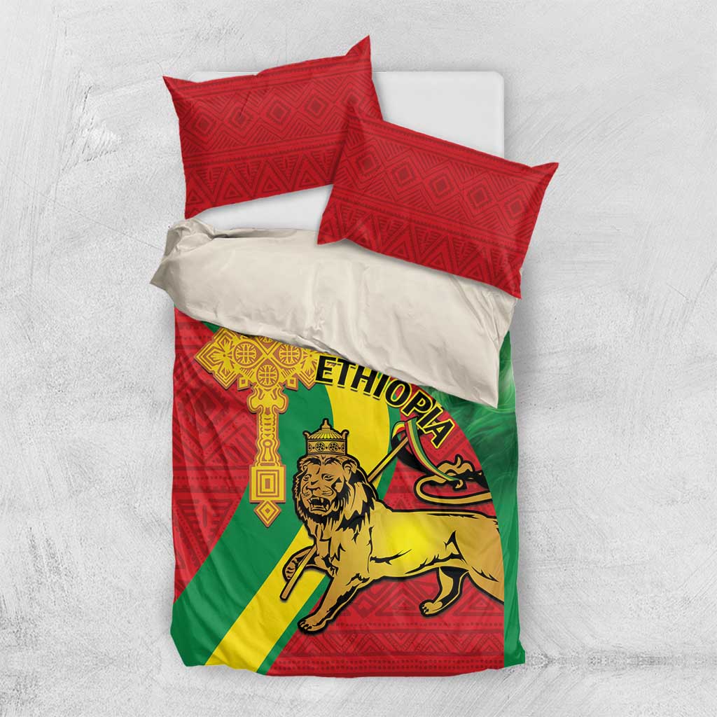 Ethiopia National Day Bedding Set Ethiopia Lion of Judah African Pattern LT14