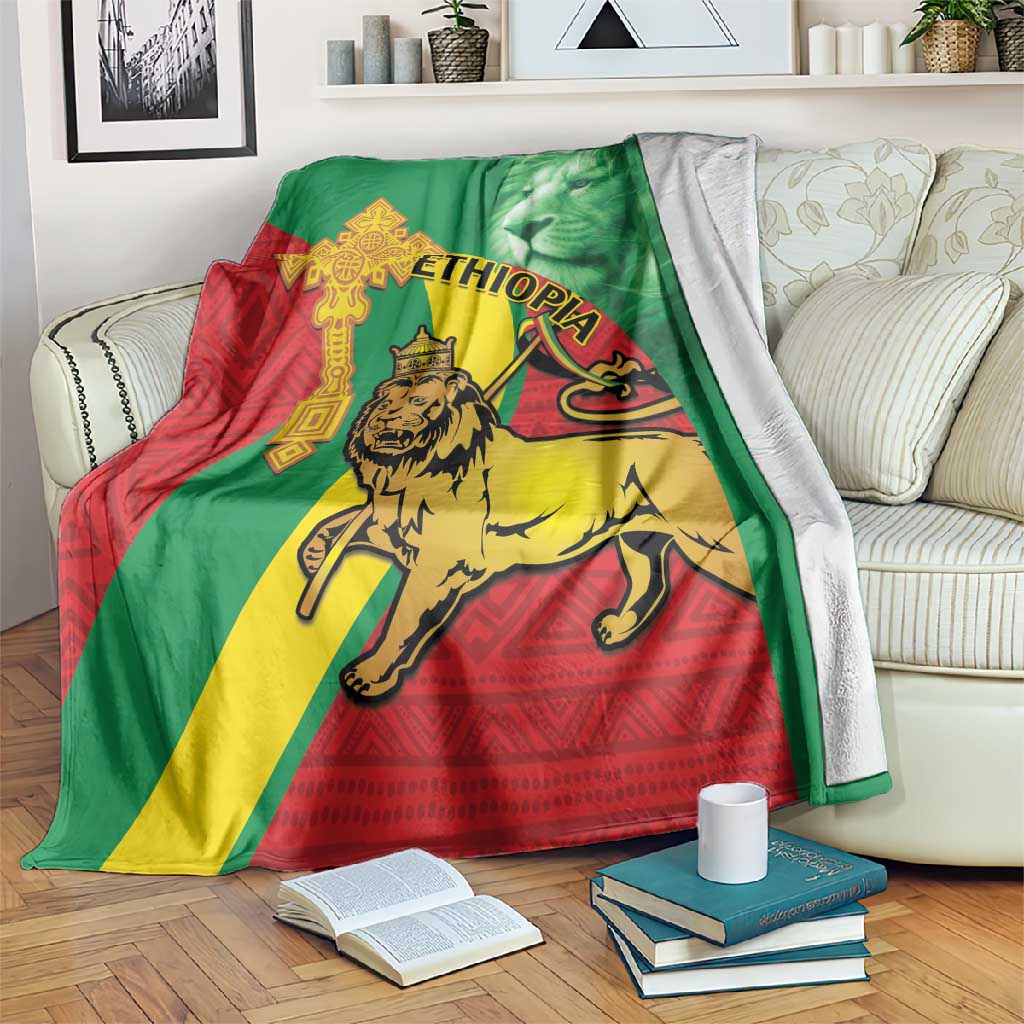 Ethiopia National Day Blanket Ethiopia Lion of Judah African Pattern LT14