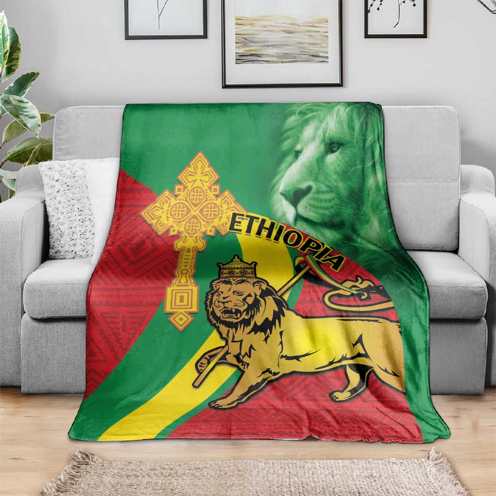 Ethiopia National Day Blanket Ethiopia Lion of Judah African Pattern LT14