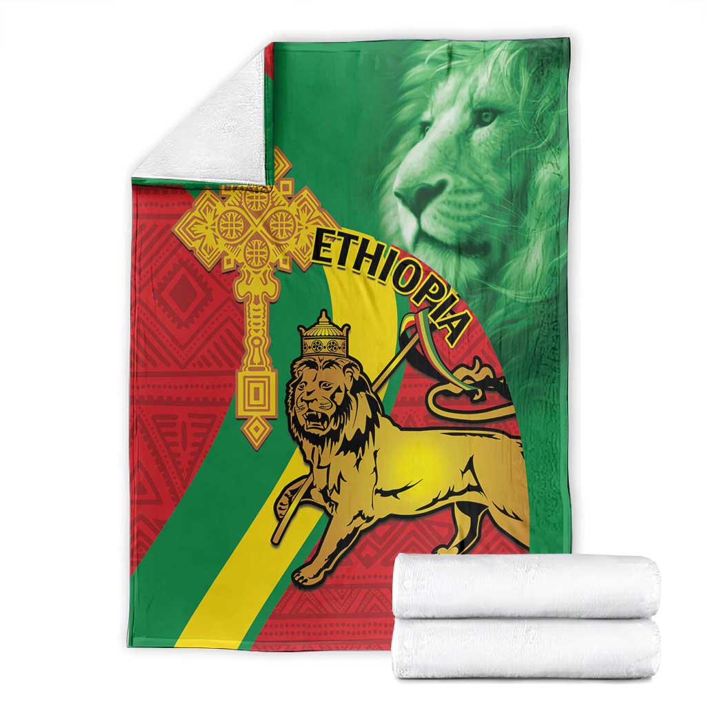 Ethiopia National Day Blanket Ethiopia Lion of Judah African Pattern LT14