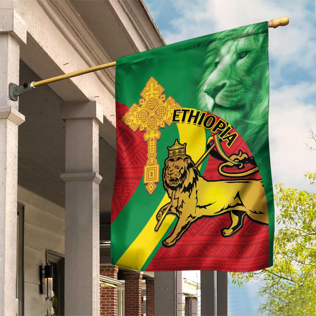 Ethiopia National Day Garden Flag Ethiopia Lion of Judah African Pattern LT14