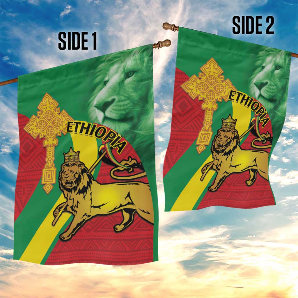 Ethiopia National Day Garden Flag Ethiopia Lion of Judah African Pattern LT14