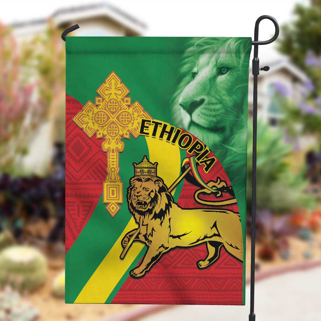 Ethiopia National Day Garden Flag Ethiopia Lion of Judah African Pattern LT14