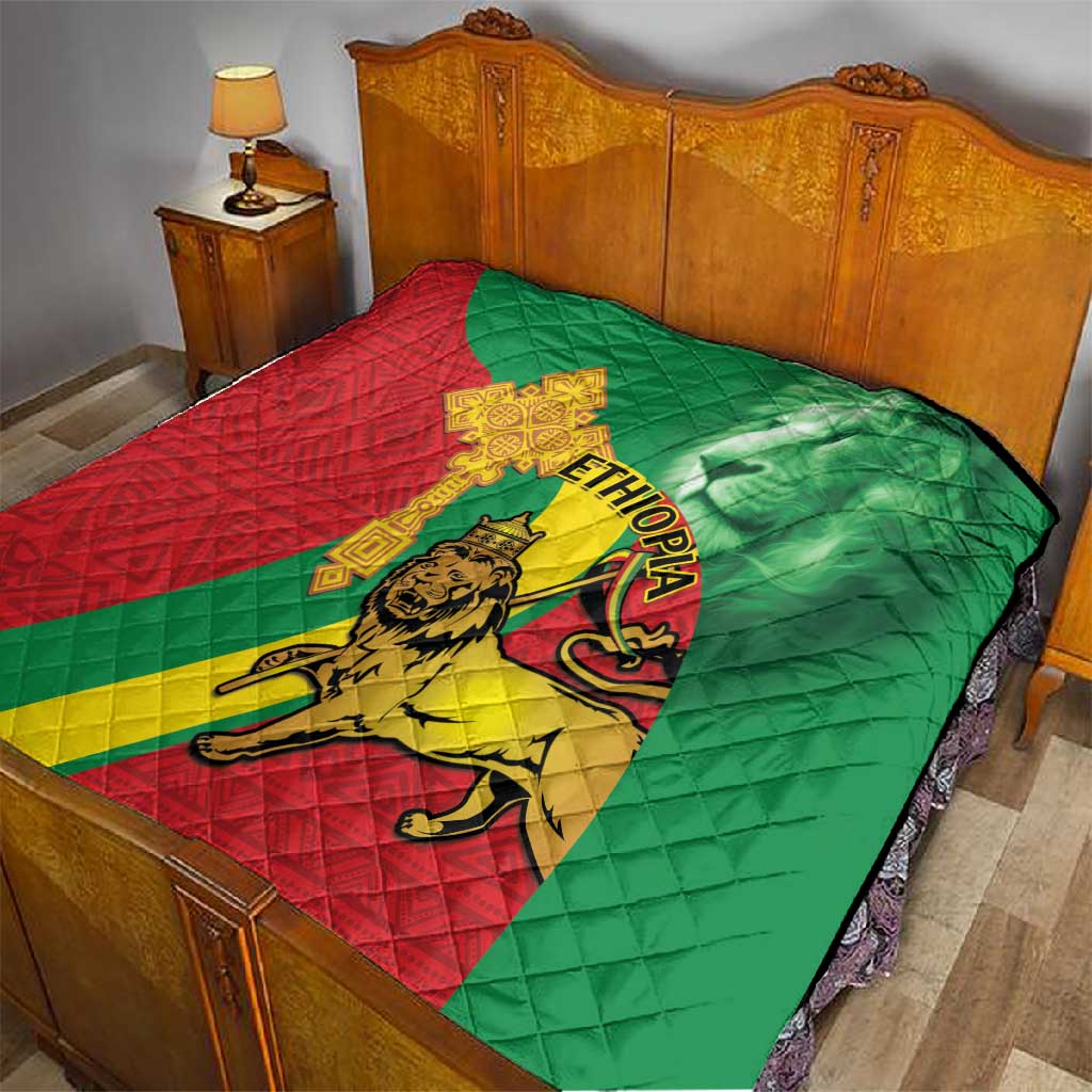 Ethiopia National Day Quilt Ethiopia Lion of Judah African Pattern LT14