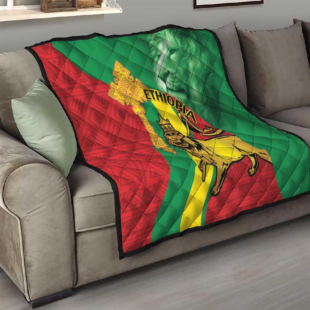Ethiopia National Day Quilt Ethiopia Lion of Judah African Pattern LT14