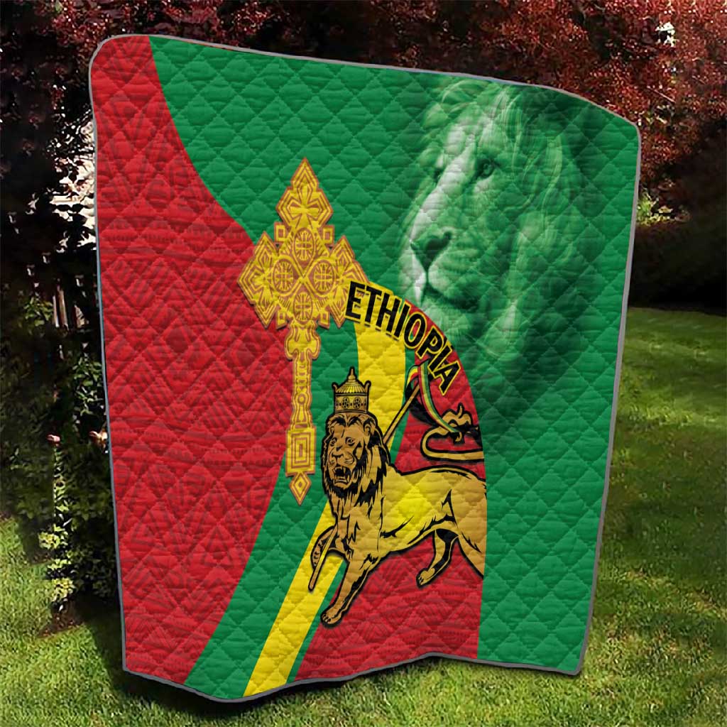 Ethiopia National Day Quilt Ethiopia Lion of Judah African Pattern LT14