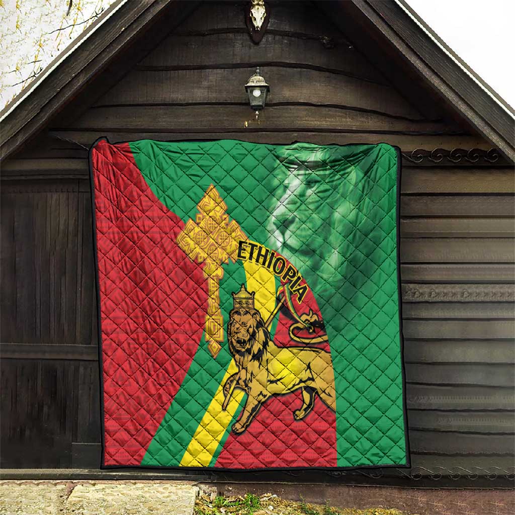 Ethiopia National Day Quilt Ethiopia Lion of Judah African Pattern LT14