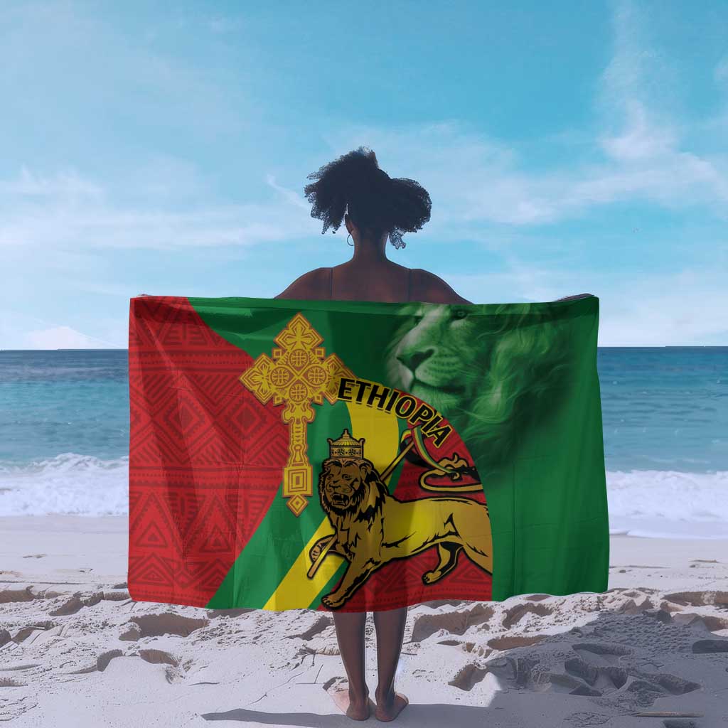 Ethiopia National Day Sarong Ethiopia Lion of Judah African Pattern LT14
