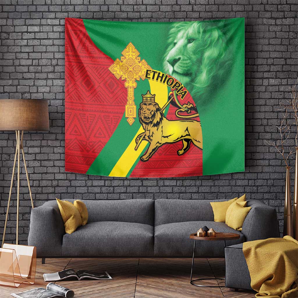 Ethiopia National Day Tapestry Ethiopia Lion of Judah African Pattern LT14