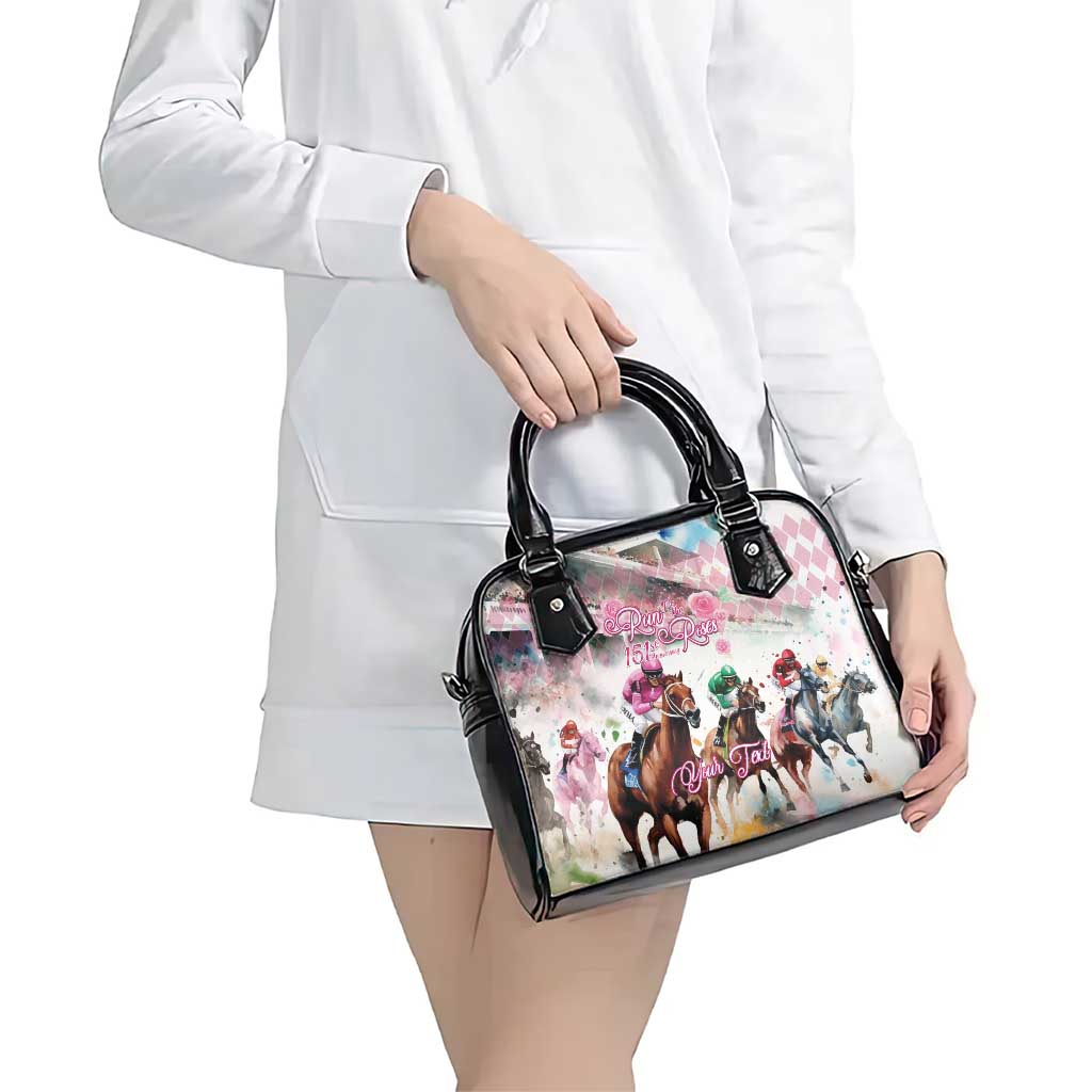 Personalized Kentucky Horse Racing Shoulder Handbag 151st Anniversary Run For The Roses LT14