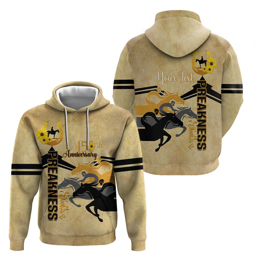 Personalized Preakness Horse Racing Hoodie 150th Anniversary Run For The Black-Eyed Susans LT14