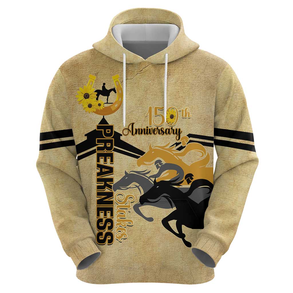 Personalized Preakness Horse Racing Hoodie 150th Anniversary Run For The Black-Eyed Susans LT14