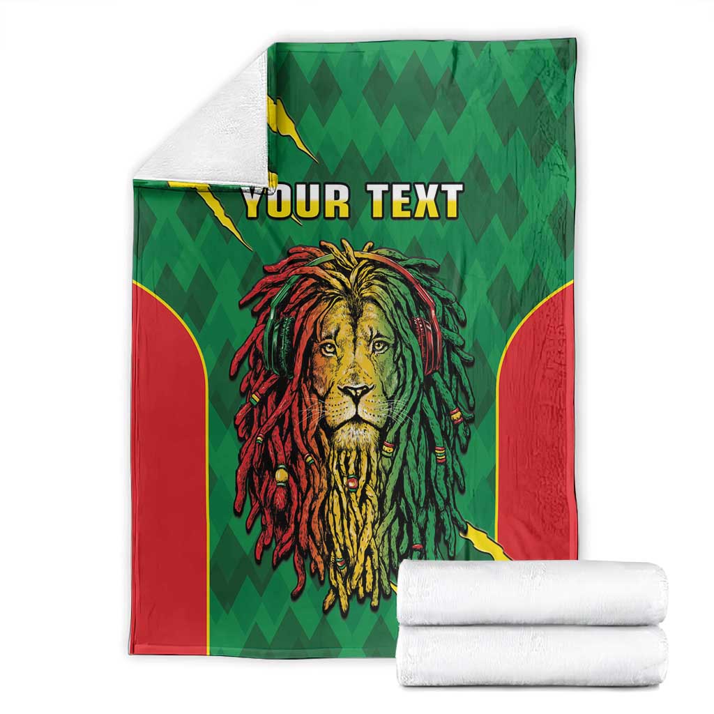 Personalised Ethiopia Blanket Men's Dreadlock Rasta Lion Headphones LT14