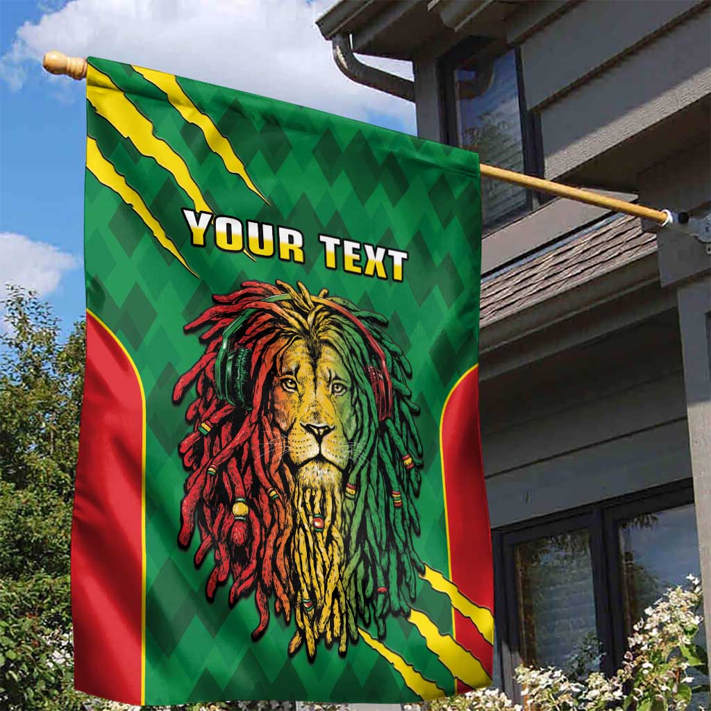 Personalised Ethiopia Garden Flag Men's Dreadlock Rasta Lion Headphones LT14