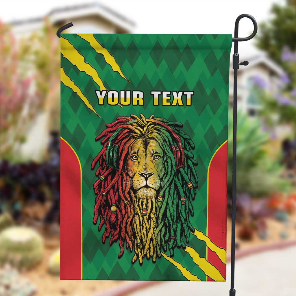 Personalised Ethiopia Garden Flag Men's Dreadlock Rasta Lion Headphones LT14