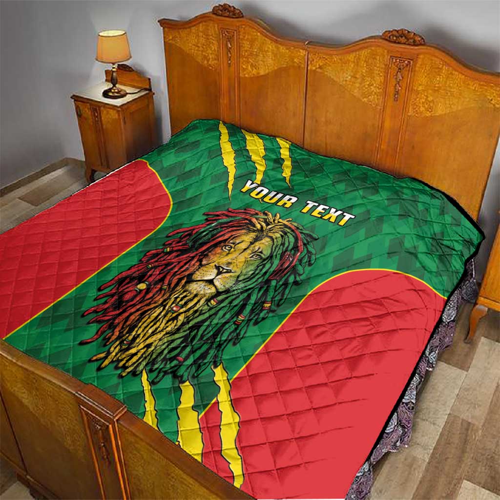 Personalised Ethiopia Quilt Men's Dreadlock Rasta Lion Headphones LT14