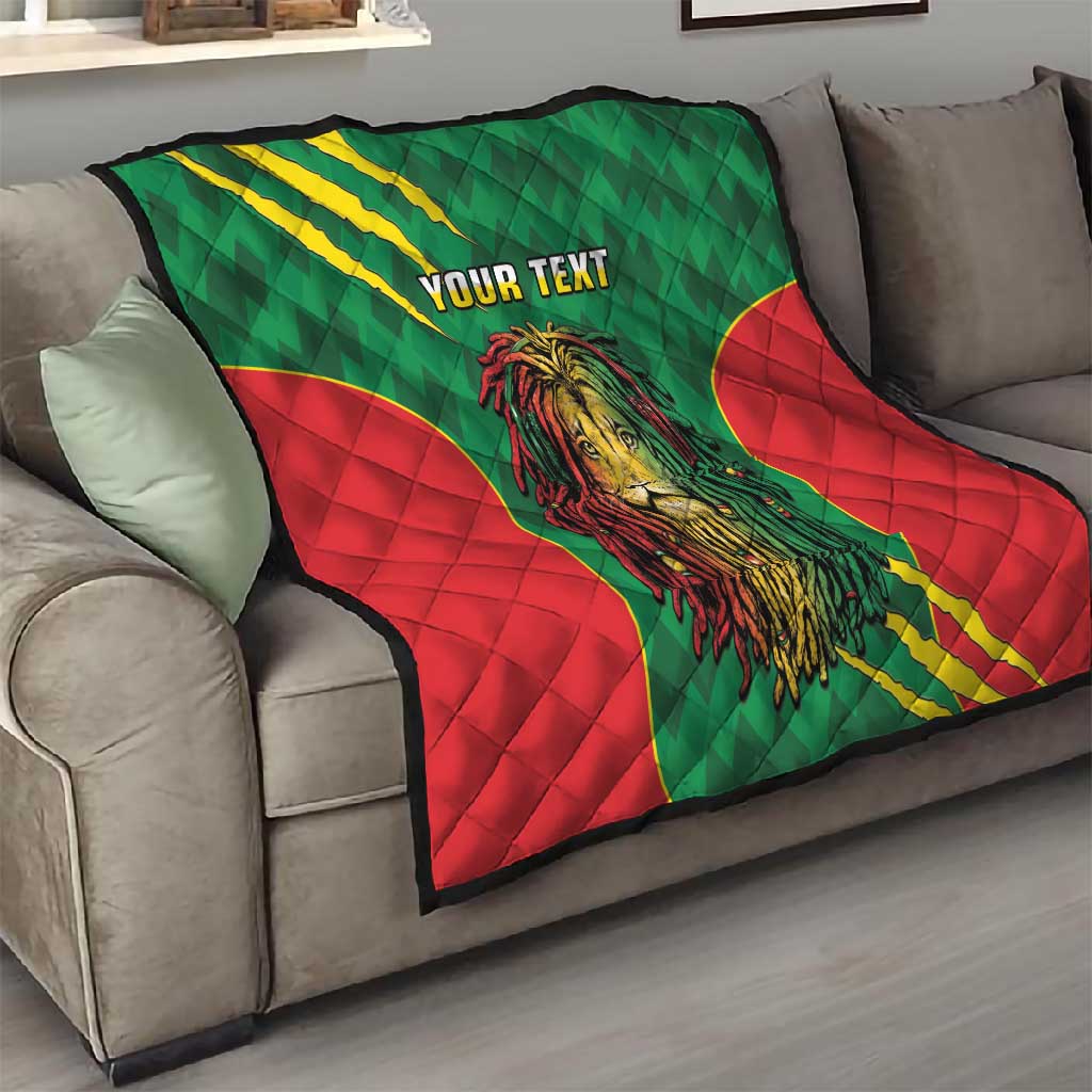 Personalised Ethiopia Quilt Men's Dreadlock Rasta Lion Headphones LT14