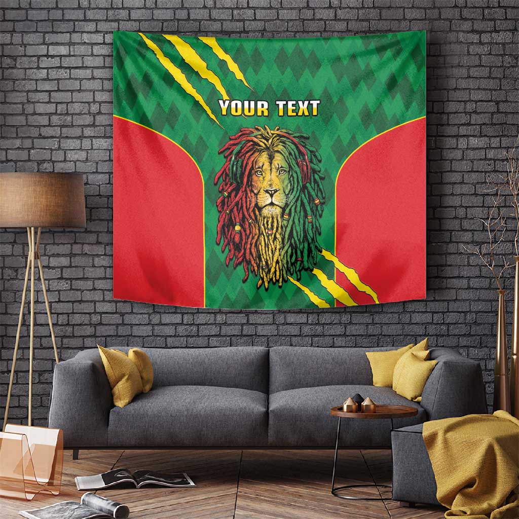 Personalised Ethiopia Tapestry Men's Dreadlock Rasta Lion Headphones LT14