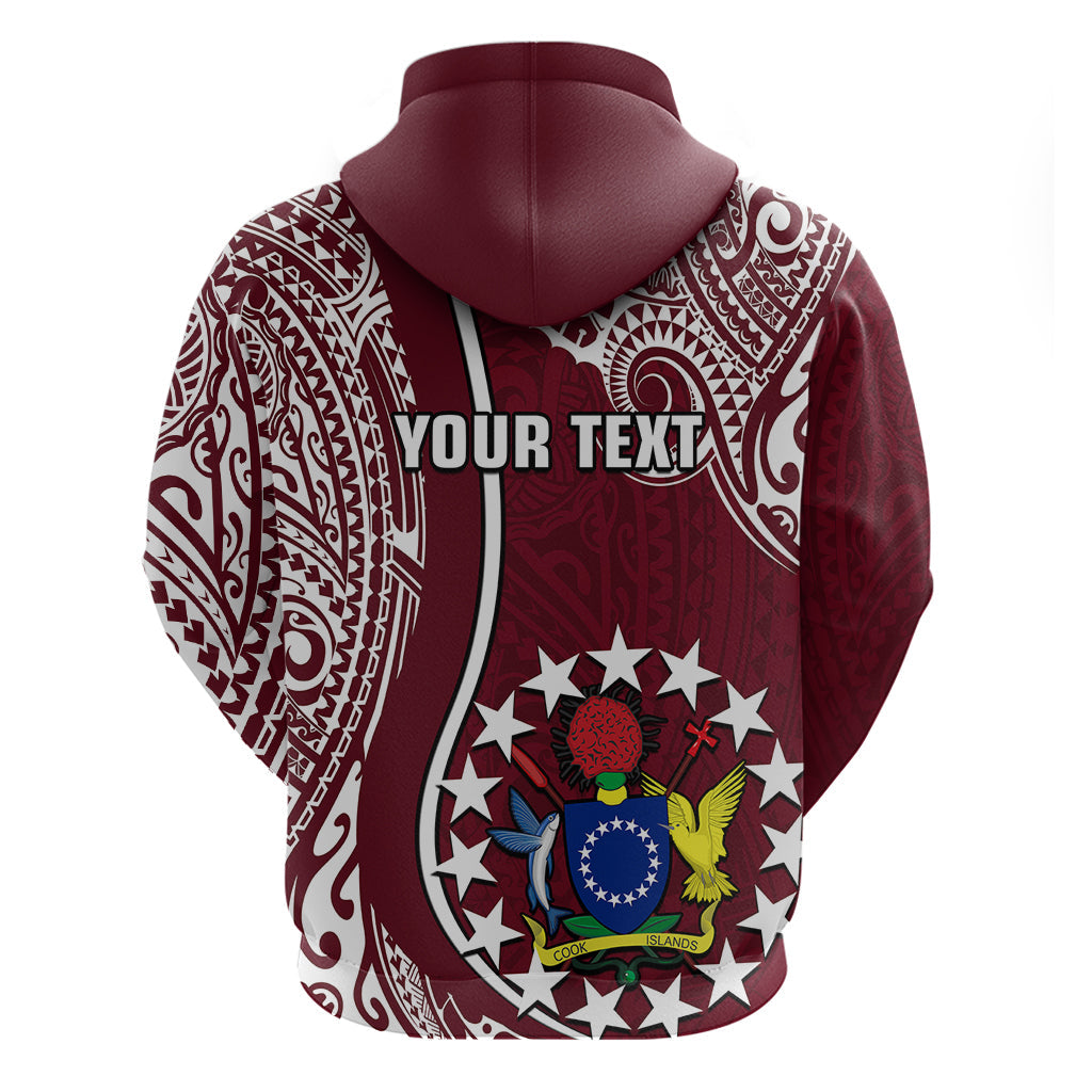 Custom June 15 Mangaia Gospel Day Mangaia Cook Islands Hoodie Maroon Version LT14