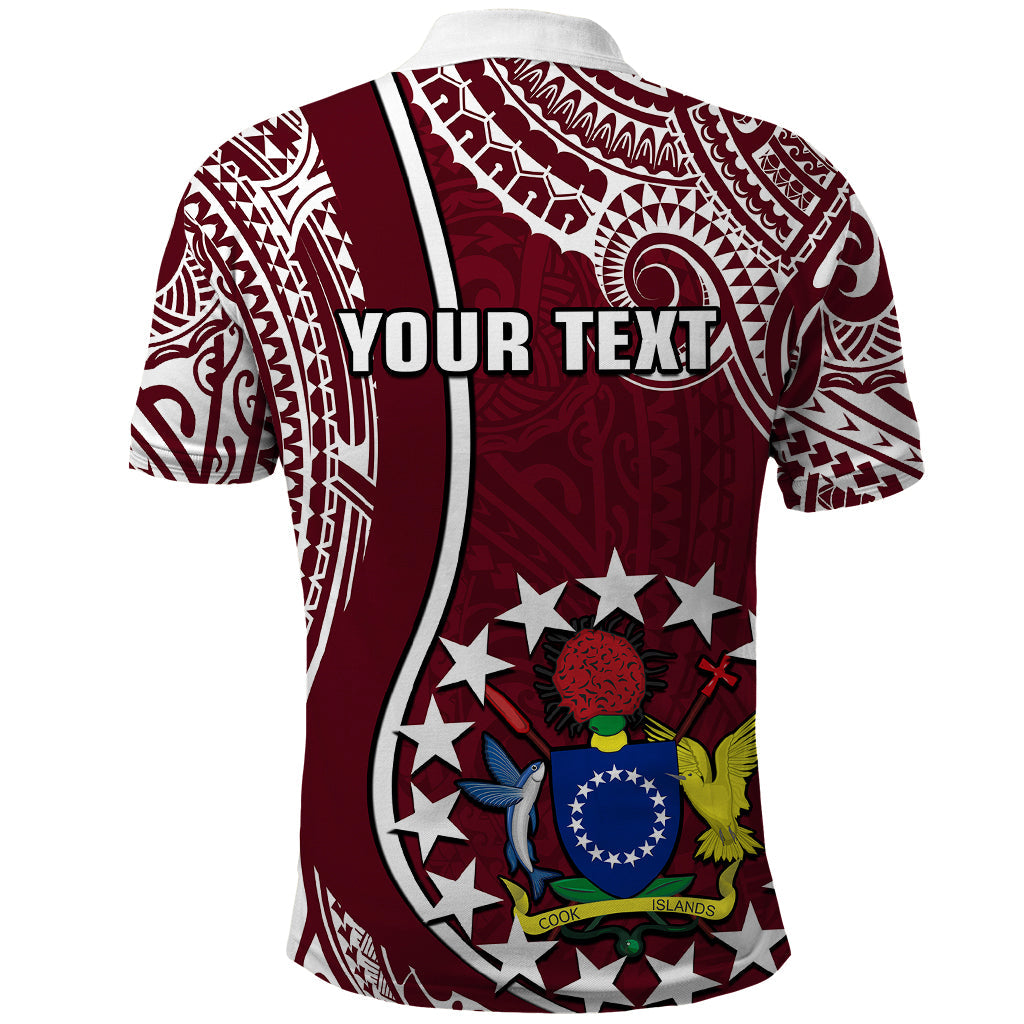 Custom June 15 Mangaia Gospel Day Mangaia Cook Islands Polo Shirt Maroon Version LT14