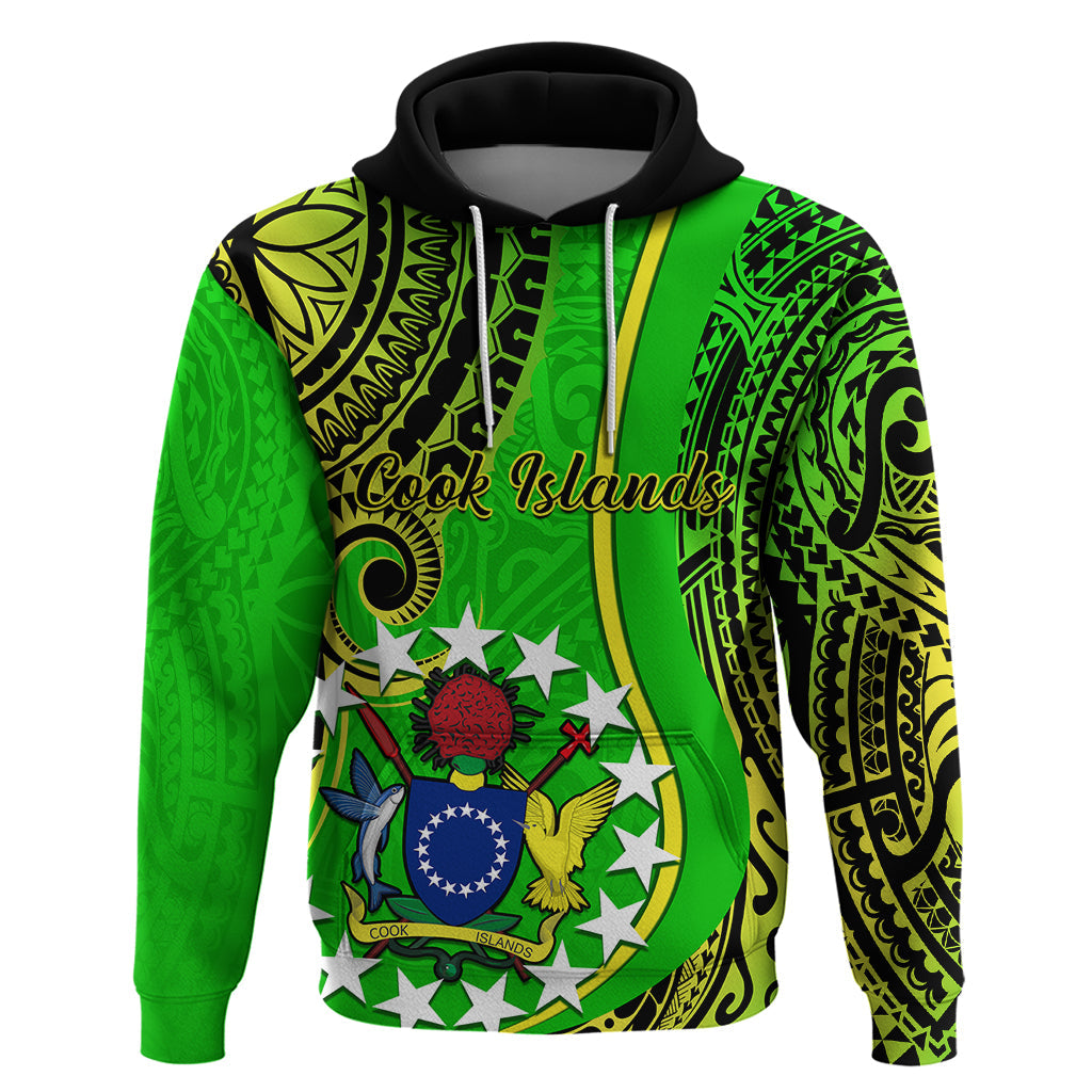 Custom Cook Islands Hoodie Kuki Airani Coat Of Arms LT14