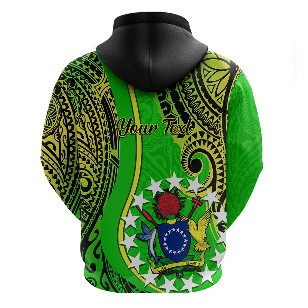 Custom Cook Islands Hoodie Kuki Airani Coat Of Arms LT14