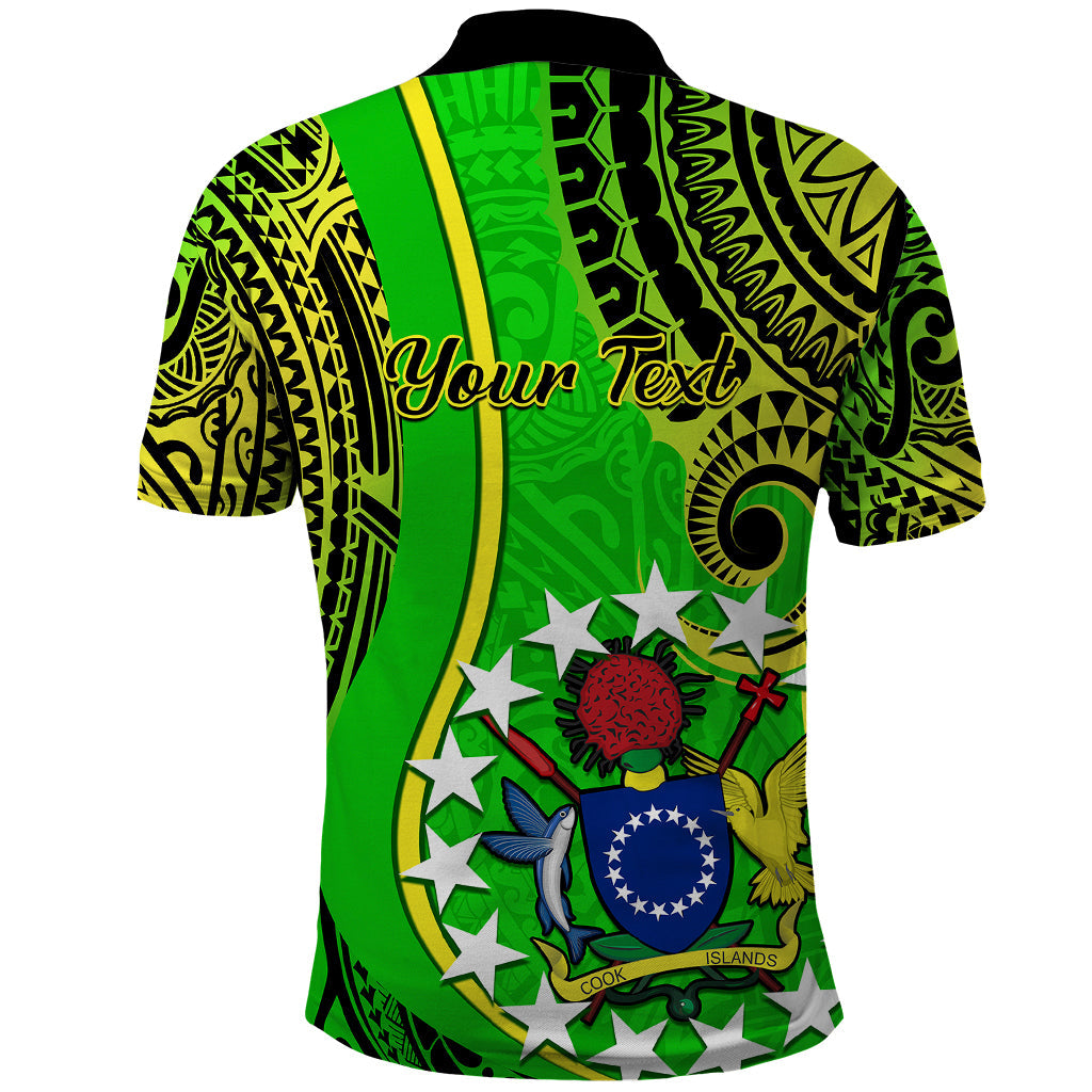 Custom Cook Islands Polo Shirt Kuki Airani Coat Of Arms LT14