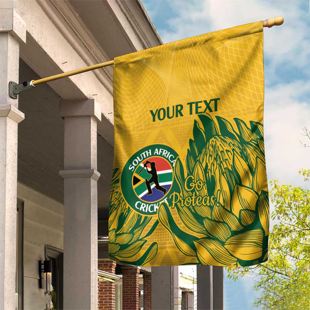 Custom South Africa Cricket Garden Flag 2024 African Pattern Go Proteas LT14