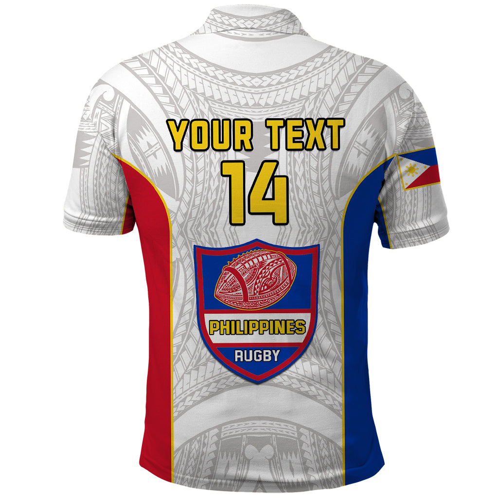 Personalised Philippines Rugby Polo Shirt Pacific Pilipinas Go Tamaraws LT14
