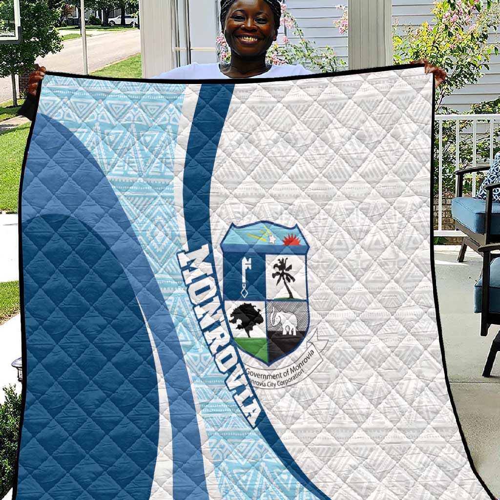 Afro Liberia Monrovia Capital Quilt African Pattern Curves Style LT14