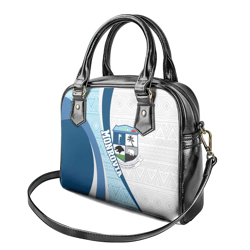 Liberia Monrovia Capital Shoulder Handbag African Pattern Curves Style LT14
