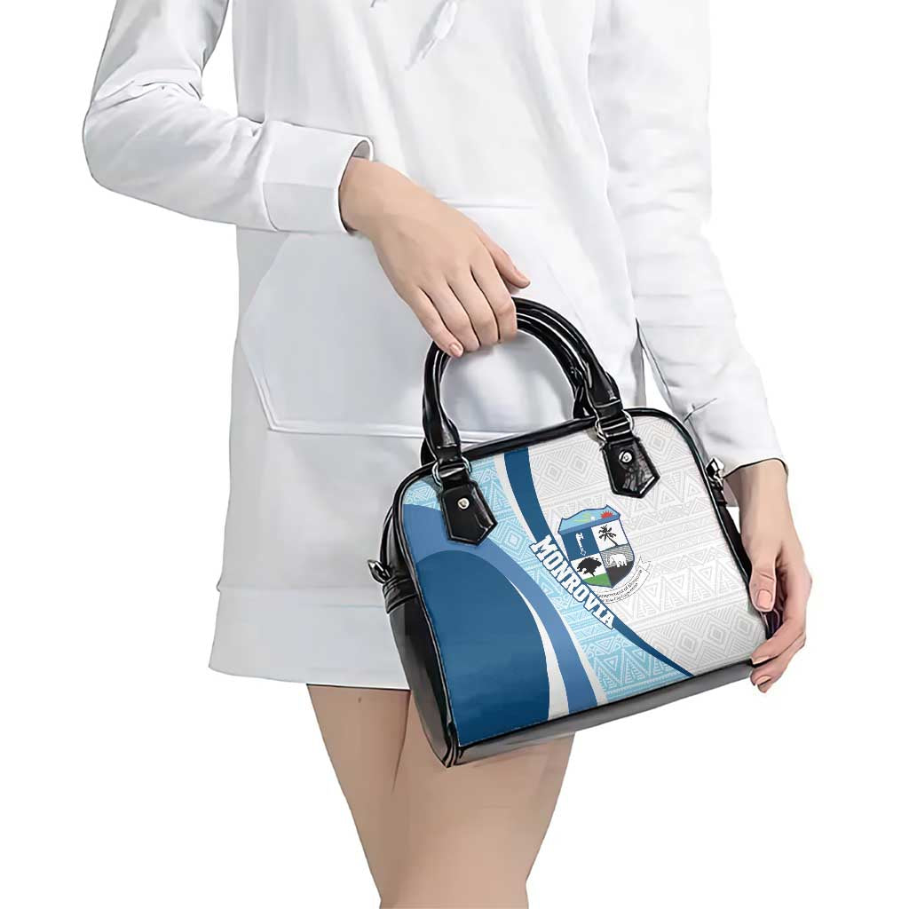 Liberia Monrovia Capital Shoulder Handbag African Pattern Curves Style LT14
